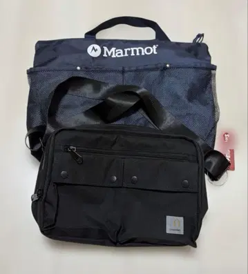 Marmot 토트백 블랙의 숄더백 2세트