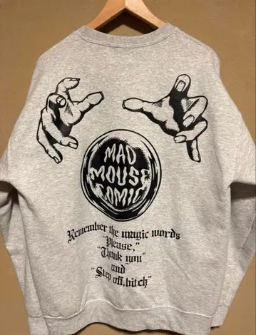 MAD MOUSE COMiC 맨투맨 L 사이즈