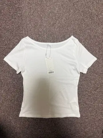 새상품 택 포함 MOUSSY SUVIN GIZA 보트넥 티