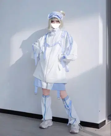 지뢰계 서브컬처 계열 스카이블루 계열