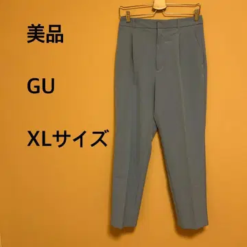 [새상품급] GU/여성용/팬츠/슬랙스/스카이블루/무지/심플