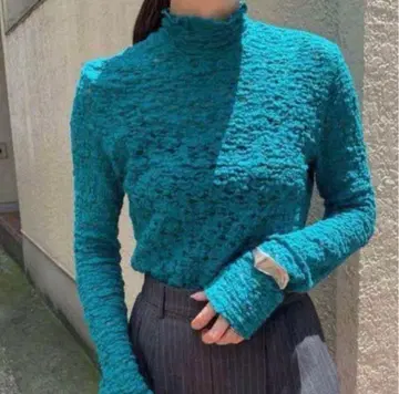 AMERI 빈티지 레이스 컬러풀 컷 탑