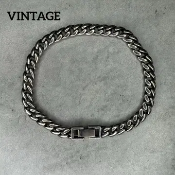 VINTAGE 빈티지 실버 925 키헤이 체인 팔찌