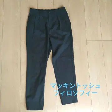 매킨토시 철학 여성용 캐주얼 팬츠 블랙