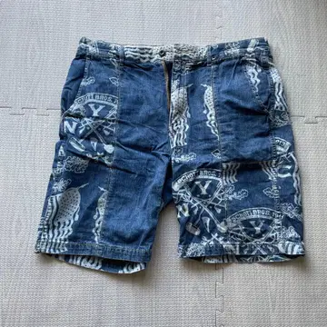 Schott N.Y.C. 데님 숏팬츠 34