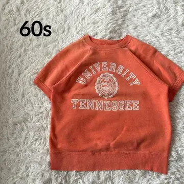 레어 vintage 60s 테네시 대학 반팔 맨투맨 플로키 오렌지