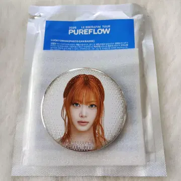 LE SSERAFIM PUREFLOW 서울콘 캔뱃지 은채