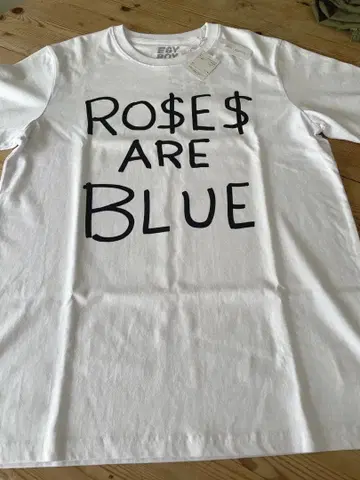 EGYBOY 티셔츠 RO$E ARE BLUE M