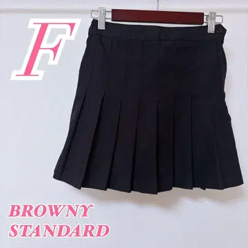 BROWNY STANDARD 스커트 블랙 성숙한 코디 캐주얼 F