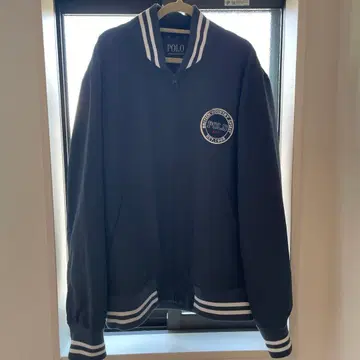 POLO 바시티 자켓 네이비 블루종