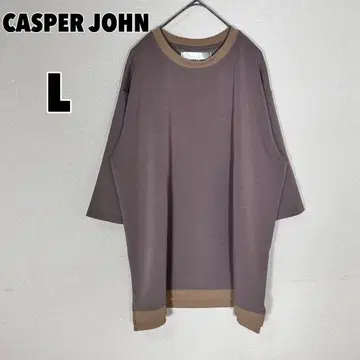 CASPER JOHN 캐스퍼 존 (L) 바이컬러 T셔츠