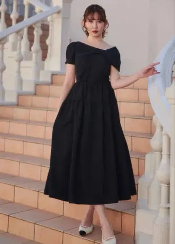 herlipto TwistedRibbonTieredDress 원피스
