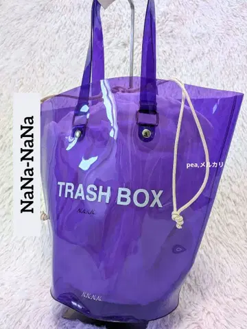 NaNa-NaNa TRASH BOX 클리어백 토트 비치백