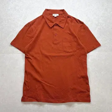 SUNSPEL 피케 셔츠 다크 오렌지 M 2021년 모델