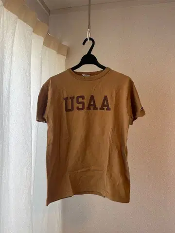 미국제 Champion USAA 티셔츠 브라운