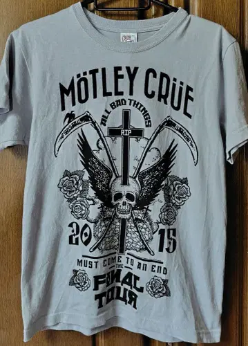 Motley Crue The Final Tour 2015 티셔츠