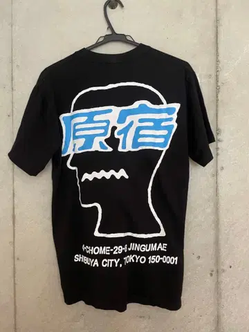 Brain Dead 하라주쿠 티셔츠 블랙