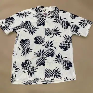 Duke Kahanamoku 알로하 셔츠 파인애플 패턴 M