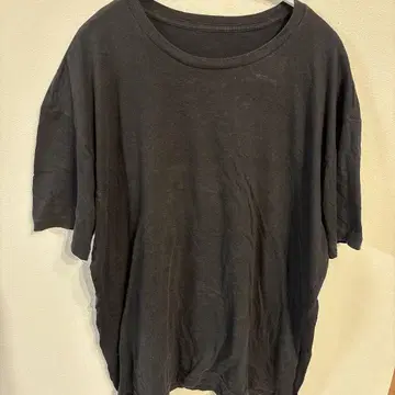 트루 클래식 [ 2XL ] 티셔츠 크루넥 반팔 무지 블랙 면 평상복