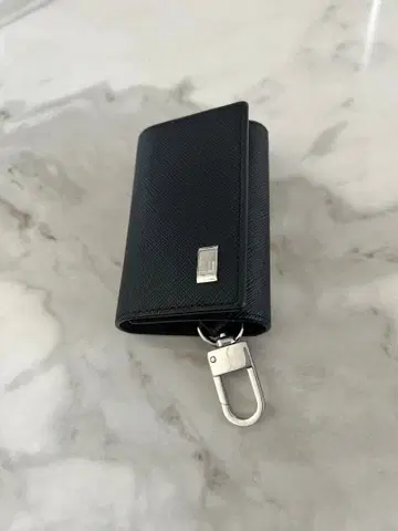 dunhill 던힐 키케이스 6연 키링 포함 블랙 가죽