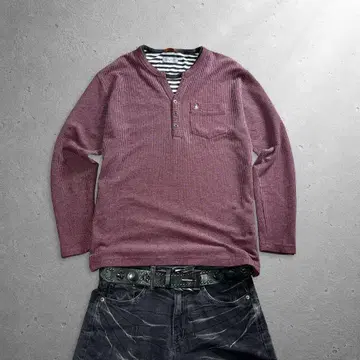 archive y2k thermal henley l/s tee cboy