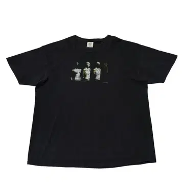 BOUNDARIES 밴딩 티셔츠 2XL 블랙 아트