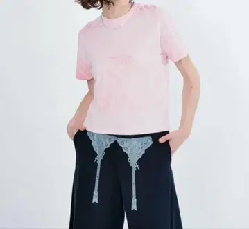 ADAM ET ROPE M TO R CROPPED PACK TEE