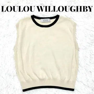 새상품급 LOULOU WILLOUGHBY 바이컬러 풀오버 M