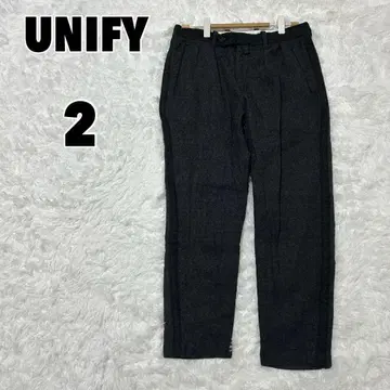 UNIFY 유니파이 (2) 울 100% 사이드 라인 팬츠