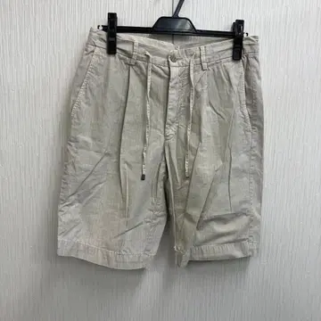 GERMANO per BEAMS F 남성용 린넨 혼방 숏팬츠 베이지 46