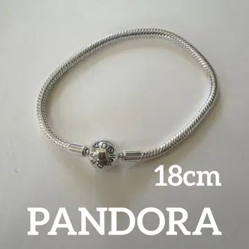 PANDORA 모먼츠 스네이크 체인 팔찌 실버 18cm