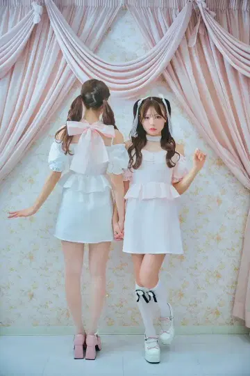 Me roir 원피스 백리본 오프숄더 페플럼