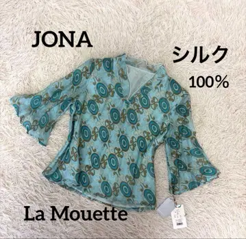 [새상품] La Mouette Jona 실크 블라우스 정가 19,950엔