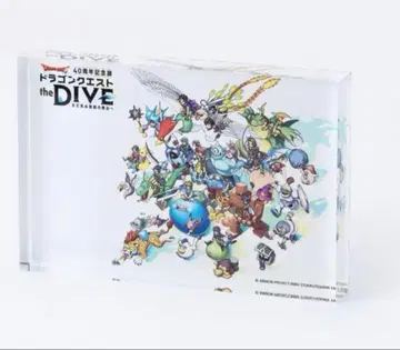 드래곤 퀘스트 the DIVE 키 비주얼 아크릴 블록 미개봉 새상품