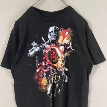 marvel 어벤져스 코믹 애니메이션 캐릭터 티셔츠 구제 의류 L