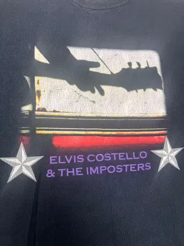 ELVISCOSTELLO 투어 티셔츠