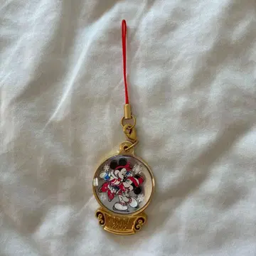 레어 새상품급 Disney Christmas 2002 거울 포함 스트랩