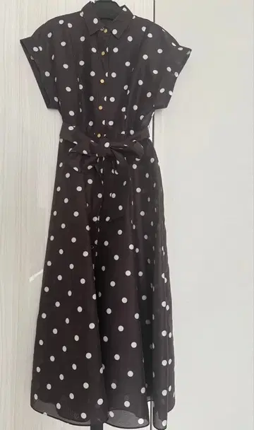 LOULOU WILLOUGHBY 오간자 도트 원피스