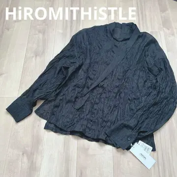 [택 포함 새상품] HiROMITHiSTLE 히로미시슬 와셔 블라우스 블랙 프리