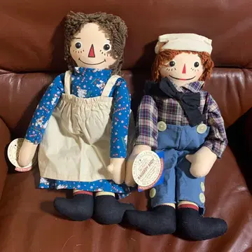 래그디 앤 & 앤디 인형 2체 세트 대 VOLLAND 미국제