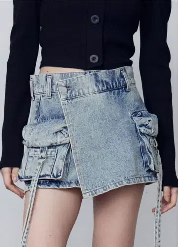 EMODA 카고 랩 숏팬츠 S