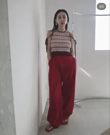 MEDI WIDE TUCK BONTAN PANTS 아메리빈티지