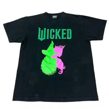 90s 빈티지 T셔츠 WICKED 위키드 M 사이즈 블랙 블랙