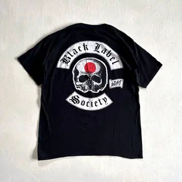 Black Label Society 밴딩 티셔츠 BLS 히노마루 스컬