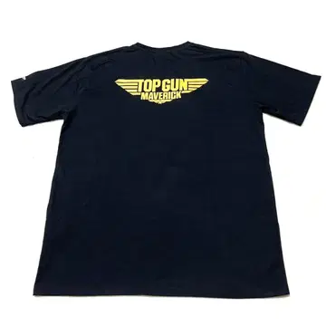 새상품급 TOP GUN MAVERICK 탑건 T셔츠 검정 블랙