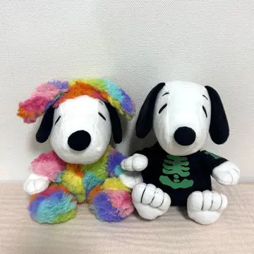 [ 미국 한정판 ] PEANUTS 스누피 봉제 인형 2체 세트