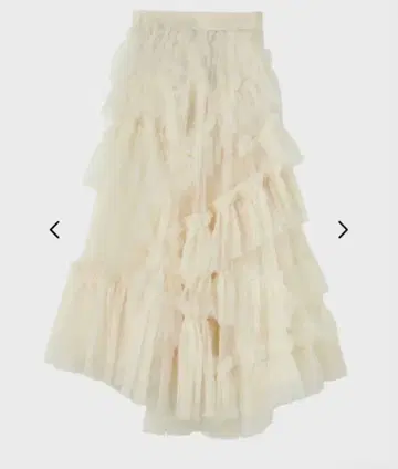 the toe Heracles Tulle Skirt ivory
