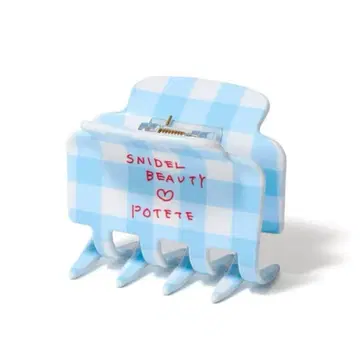 SNIDEL BEAUTY x POTETE 스퀘어 체크 클립