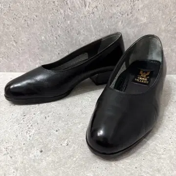 VEINE VILLERS 일본제 라운드토 펌프스 21cm 폭넓은 4E