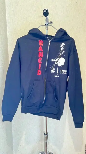 Rancid Let The Dominoes Fall 지퍼 후드티
